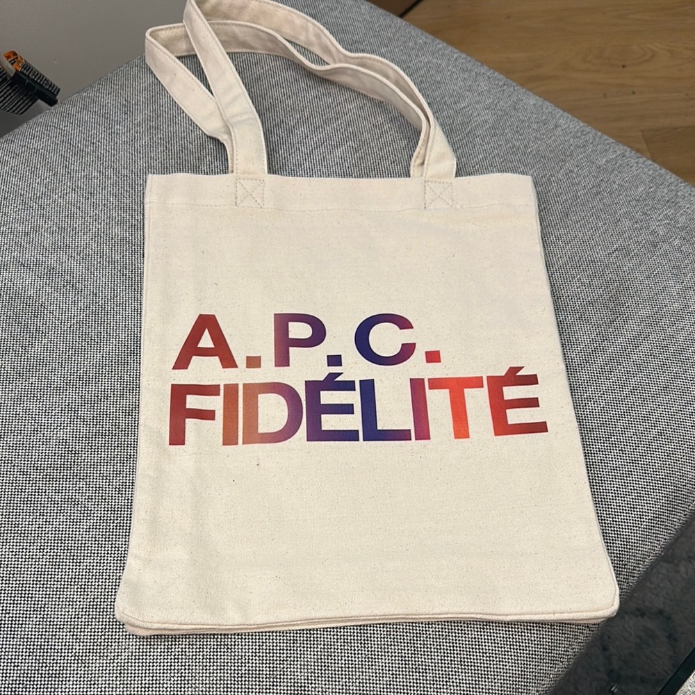 A.P.C. Canvas Tote Bag